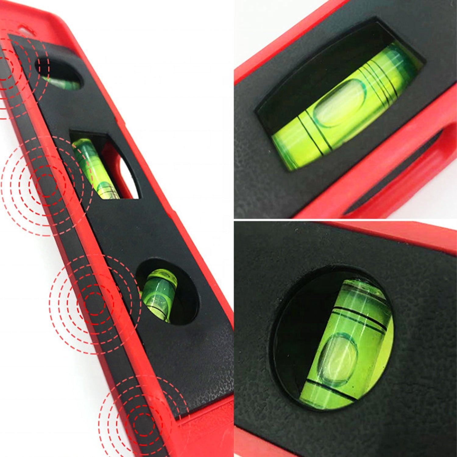 0411a 3 Bubble Mini Spirit Level Plastic Torpedo Carpenter's Spirit Level Measurement tools 0411a 3 Bubble Mini Spirit Level Plastic Torpedo Carpenter's Spirit Level Measurement tools